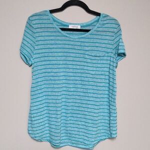 my style Striped Short Sleeve Shirt